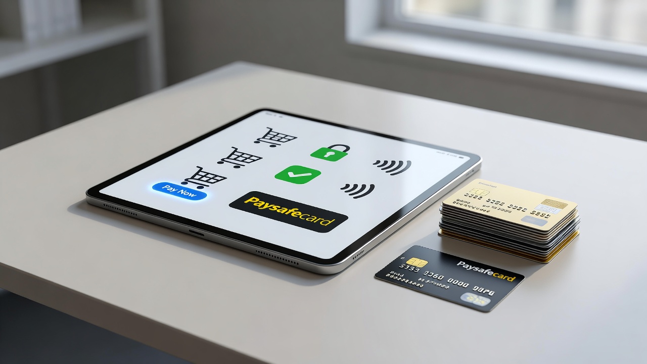 Platební metody v Safe: Vklady a výběry - paysafecard automaty
